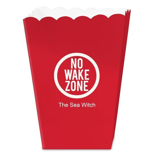 No Wake Zone Mini Popcorn Boxes